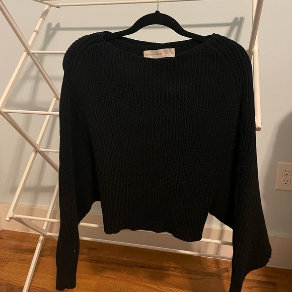 Harlan + Holden Sweaters - Women’s Black Cropped Sweater from Harlan + Holden | XS | Black | New with Tags